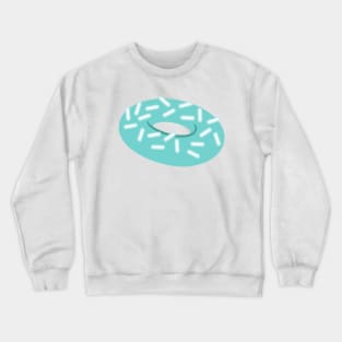 blue doughnut Crewneck Sweatshirt